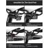 ROCKBROS LKWD-R1 Bike Light Smart USB LED with Wireless Remote Turn Signal Laser Projector for Cycling Safety