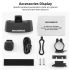 ROCKBROS LKWD-R1 Bike Light Smart USB LED with Wireless Remote Turn Signal Laser Projector for Cycling Safety