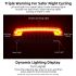 ROCKBROS LKWD-R1 Bike Light Smart USB LED with Wireless Remote Turn Signal Laser Projector for Cycling Safety