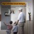 Wireless Door Bell Cameras with Monitor Screen Waterproof Two-Way Audio No Subscription No WiFi Needed
