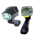 CarryBright CB800 Rearview Mirror Headlight Dual Function Bicycle Safety Equipment for City Riding and Trails