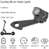 CarryBright CB800 Rearview Mirror Headlight Dual Function Bicycle Safety Equipment for City Riding and Trails