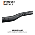TOSEEK ZF-ONE MTB Carbon Handlebar 31.8mm Lightweight Matt Black 580mm 760mm Ergonomic Design Premium Quality