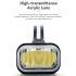 ROCKBROS RHL-1000LUMEN Bike Front Light Rainproof LED Cycling Headlight Type-C Rechargeable for Night Riding