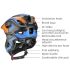 ROCKBROS Children Cycling Helmet Detachable Full Face Riding Youth Protective Gear Adventure Sports
