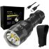 Nitecore TM9K PRO 9900 Lumen Durable Rechargeable Flashlight with USB-C and 510m Beam for Outdoor Adventures