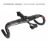 TOSEEK Full Carbon Handlebar 31.8mm Lightweight Aerodynamic Road Handlebar with Customizable Lengths