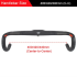 TOSEEK Full Carbon Handlebar 31.8mm Lightweight Aerodynamic Road Handlebar with Customizable Lengths