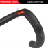TOSEEK Full Carbon Handlebar 31.8mm Lightweight Aerodynamic Road Handlebar with Customizable Lengths