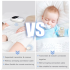 Wireless Bedwetting Alarm for Boys and Girls USB Rechargeable Pee Alarm with 3 Alert Modes Comfortable Sleep Aid
