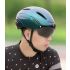 ROCKBROS Bicycle Helmet Ultralight Design with Integrated LED Light Magnetic Goggles Comfortable and Safe