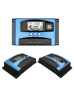MPPT Solar Charge Controller 30/40/50/60/100A Solar Controller Solar Panel Battery Regulator Dual USB 5V LCD Display