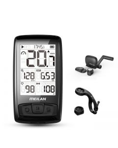 Meilan M4 Wireless Bicycle Speedometer Heart Rate Monitor cadence Speed Sensor Waterproof Stopwatch