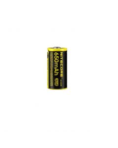 NITECORE NL1665R 650mAh 3.6V 16340 Micro-USB Rechargeable battery 