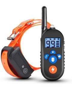 800m Electric Dog Training Collar Pet Remote Control Waterproof Rechargeable Dog Shock Collar w/ 3 Training Mode for Small Medium Large Dogs