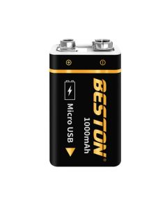 Beston 9V 1000mAh micro USB li-ion rechargeable battery 6F22 usb battery for RC Helicopter Model Microphone Toy