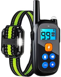 Electric Dog Training Collar Waterproof Pet Remote Control Rechargeable training dog collar 
