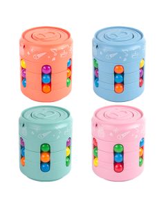 Rotating Magic Beans Cube Fidget Spinner Stress Relief Toys Pull Can Spinner Interesting Temptation Rubiks Fingertip Finger Spinning Top Toy