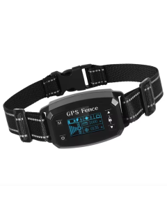 GPS Wireless Dog Fence System, Electric Smart Automatic Barking Stop Device, OLED Screen Pet Dog Training Shock Collar