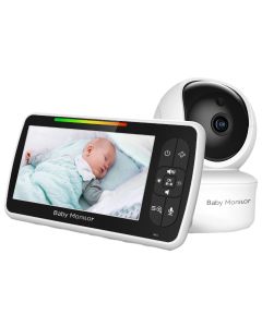 5 Inch Baby Monitor with Camera SM650 Mother Kids Children's Came Portable Video Monitor