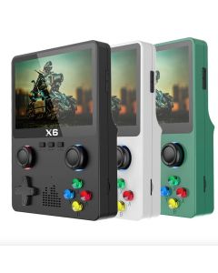 X6 3.5Inch IPS Screen Handheld Game Player Dual Joystick 11 Simulators GBA Video Game Console
