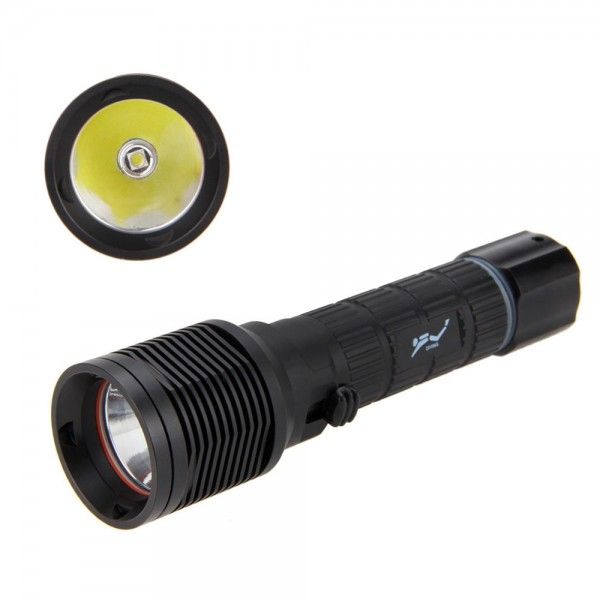 TrustFire DF-007 Diving Flashlight Magnetron Switch Underwater LED Light Torch 