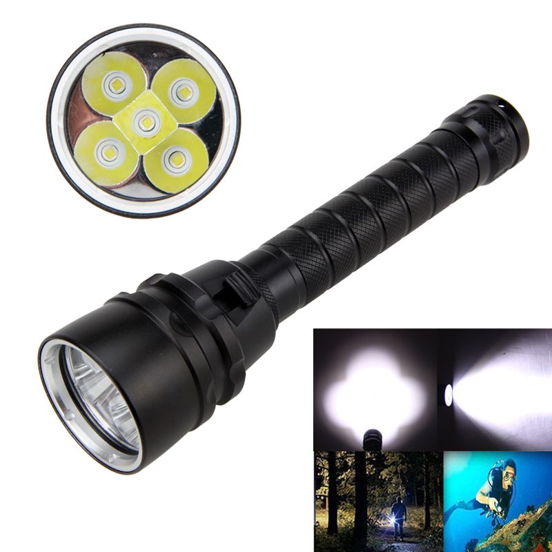 Diving Scuba 8000LM CREE XM-L2 LED 100m Waterproof  Flashlight Charger 