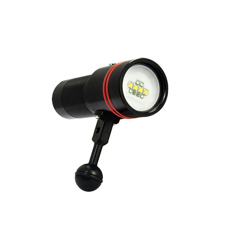 Archon W40VR D34VR Diving Underwater Video LED Flashlight Torch+Battery+Charger 