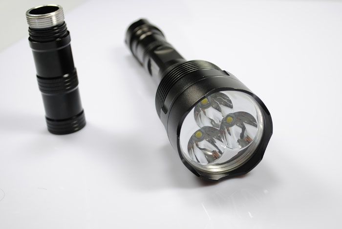 TrustFire TR-3T6 3x T6 LED Tactical Flashlight 3800 Lumens Lightweight Rechargeable for Outdoor Adventures