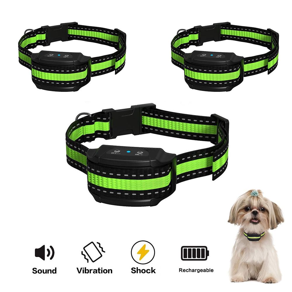 Intelligent Pet Dog Anti Barking Device USB Electric Ultrasonic Collar Humane Training Tool for Peaceful Home
