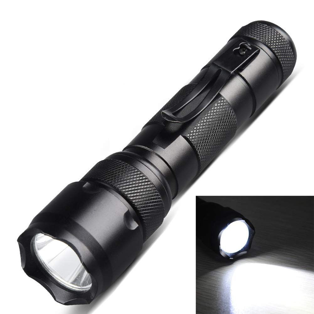 UltraFire WF-502B.2 LED Flashlight 1600 Lumens Lightweight 5-Mode Durable Camping Tactical Emergency Flashlight