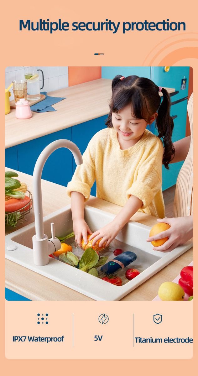 Donlim Disinfectant Vegetables Dishwasher Machine Food Safety Device for Health-Conscious Meal Preparation