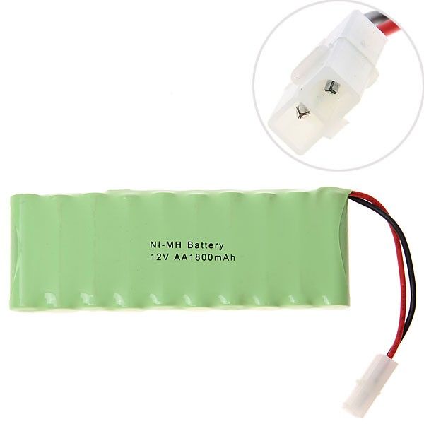 Ni-MH AA 12V 1800mAh Rechargeable Battery Pack