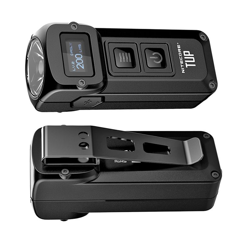 Nitecore TUP XP-L HD V6 LED Flashlight 1000 Lumens USB Rechargeable Mini Outdoor Gear for Hiking and Camping