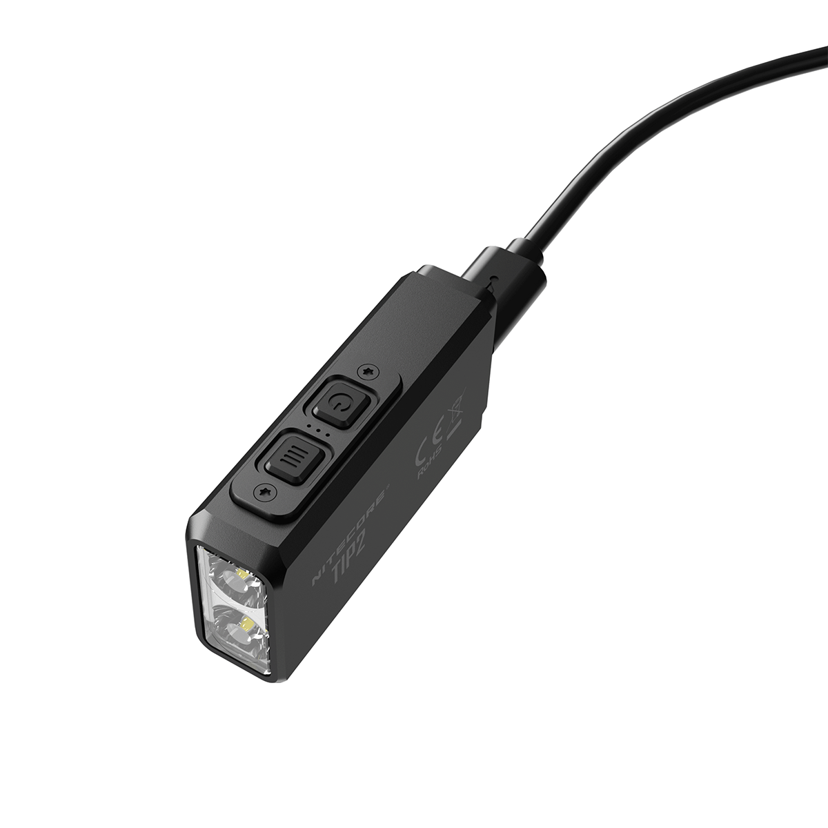NITECORE TIP2 Keychain Flashlight 720 Lumens USB Rechargeable LED Light for Camping Gear or Everyday Carry