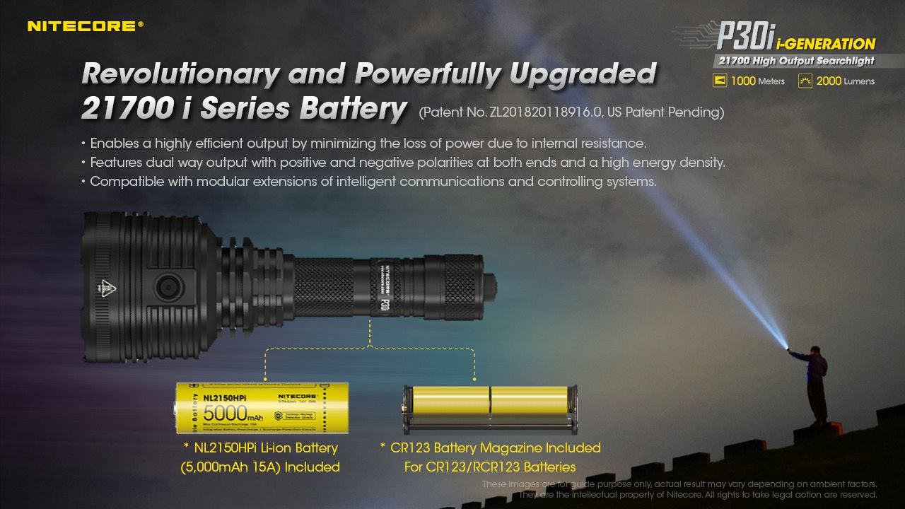 Explore the Nitecore P30i Tactical Flashlight XHP35 HI LED 2000 Lumens with 1000 Meter Beam Rugged Outdoor Lighting