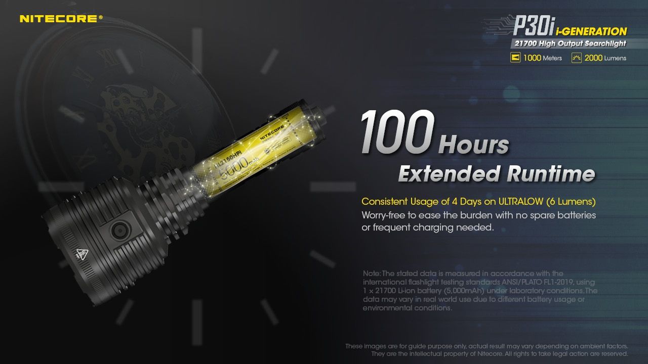 Explore the Nitecore P30i Tactical Flashlight XHP35 HI LED 2000 Lumens with 1000 Meter Beam Rugged Outdoor Lighting
