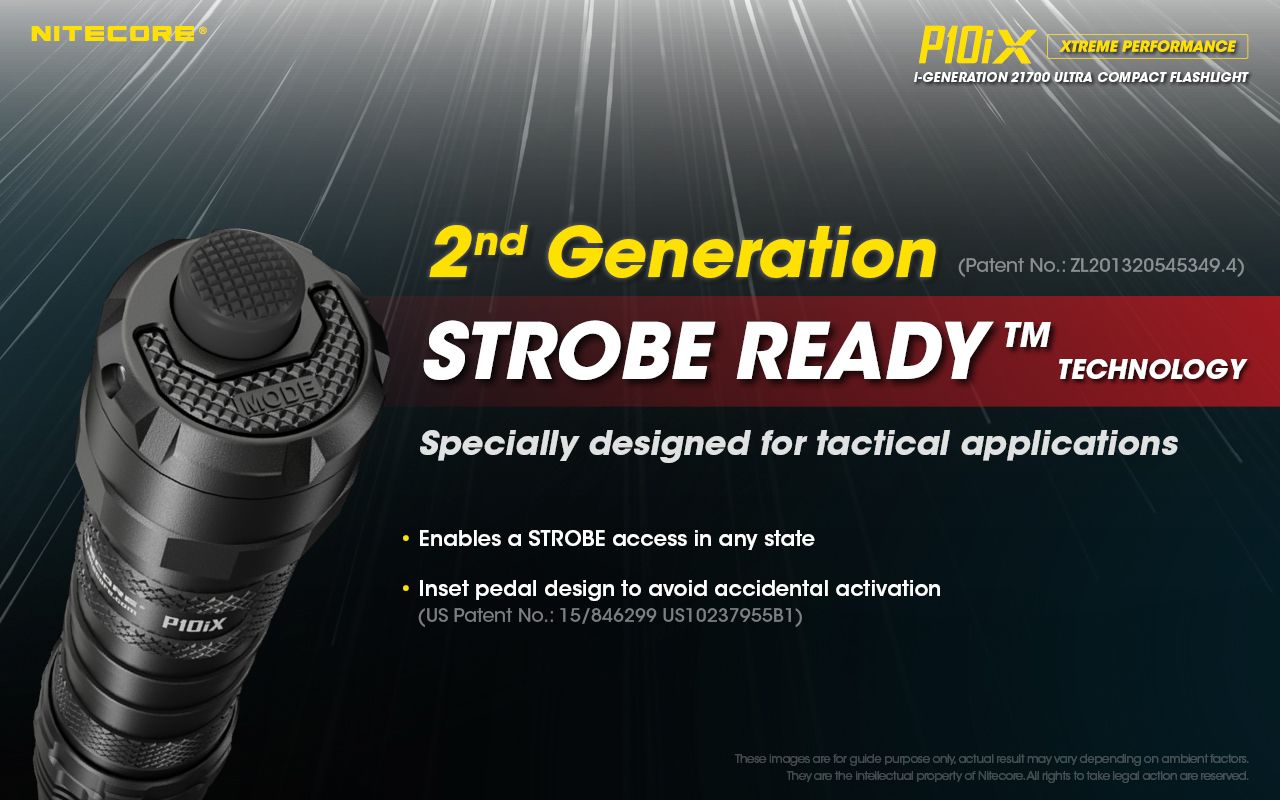 Nitecore P10iX 4000 Lumens Powerful Tactical Flashlight 4 x XP-L2 V6 LED 158m Beam Long Runtime Durability