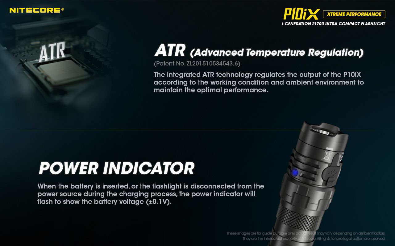 Nitecore P10iX 4000 Lumens Powerful Tactical Flashlight 4 x XP-L2 V6 LED 158m Beam Long Runtime Durability