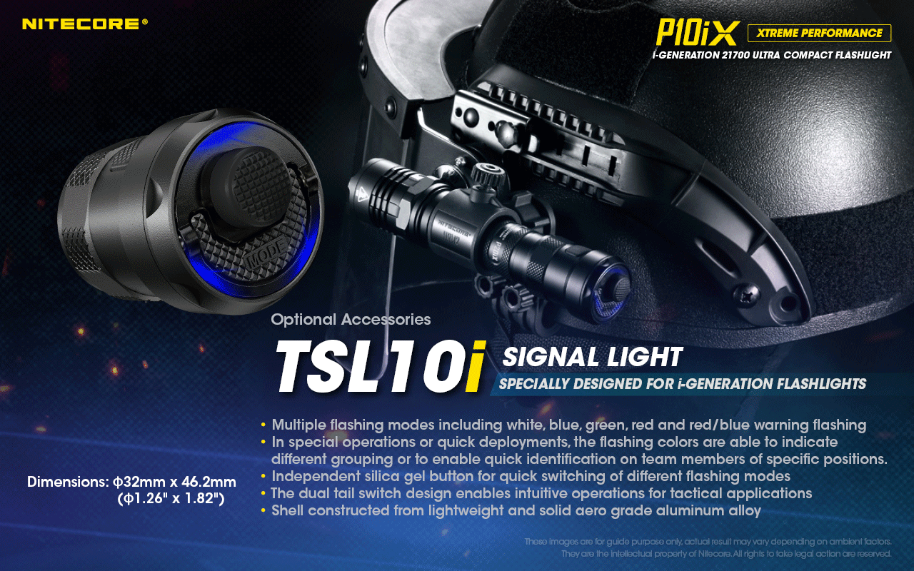 Nitecore P10iX 4000 Lumens Powerful Tactical Flashlight 4 x XP-L2 V6 LED 158m Beam Long Runtime Durability