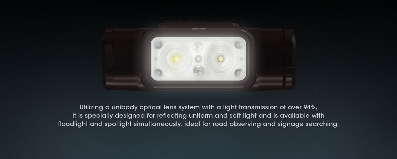 Nitecore NU50 1400 Lumens LED Headlamp for Hiking Lightweight Rechargeable Headlamp with Long Runtime