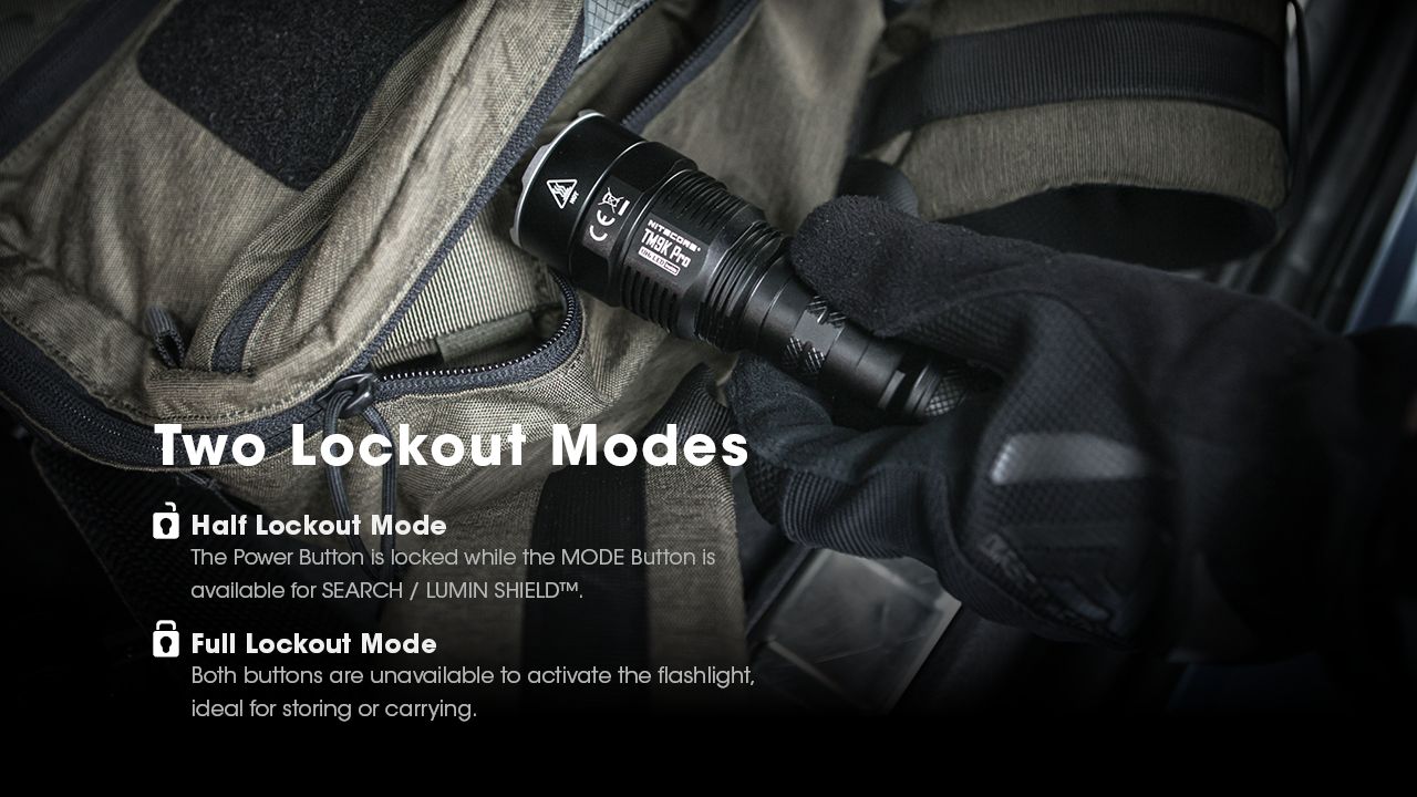 Nitecore TM9K PRO 9900 Lumen Durable Rechargeable Flashlight with USB-C and 510m Beam for Outdoor Adventures