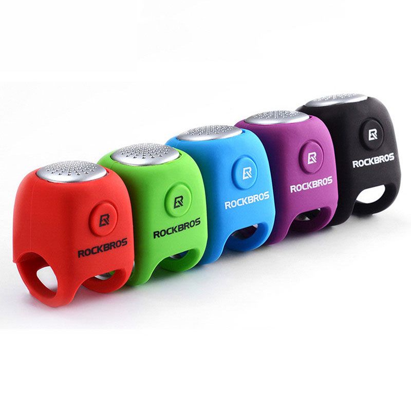 ROCKBROS Electric Cycling Bell with 90 dB Horn Rainproof Design MTB Handlebar Accessory for Safe Riding