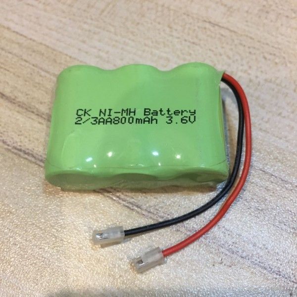 Ni-MH 2/3 AA 3.6V 800mAh Rechargeable Battery