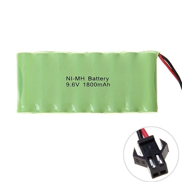 Ni-MH AA 9.6V 1800mAh SM plug Battery Pack