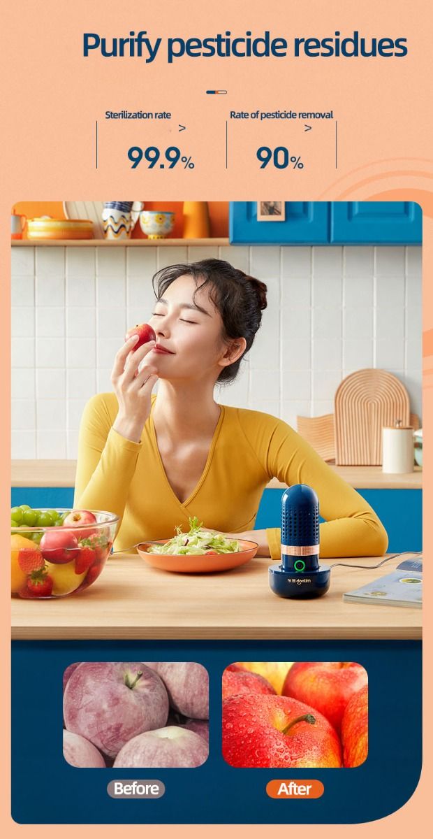 Donlim Disinfectant Vegetables Dishwasher Machine Food Safety Device for Health-Conscious Meal Preparation