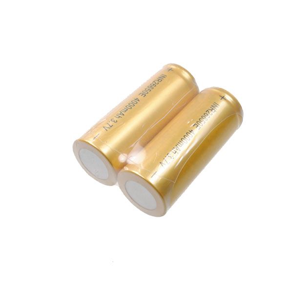 UltraFire 26650 4000mAh High Capacity Li-ion Rechargeable Battery Eco-Friendly for High-Drain Devices