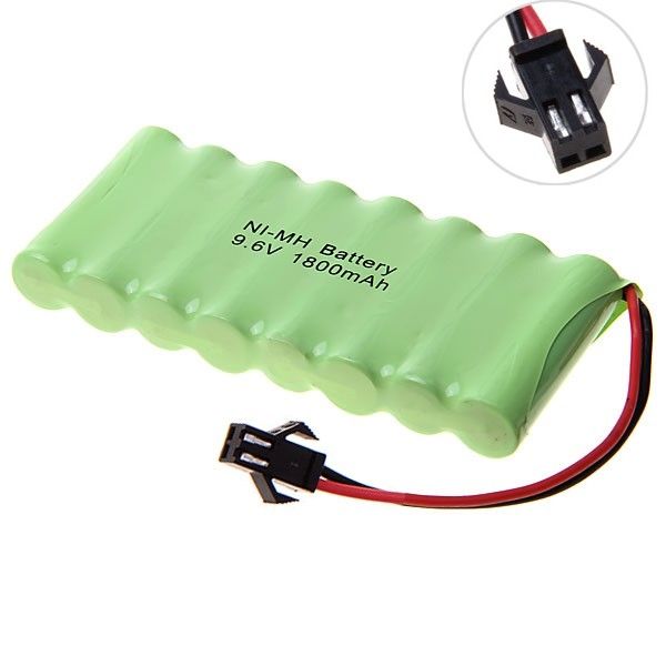 Ni-MH AA 9.6V 1800mAh SM plug Battery Pack