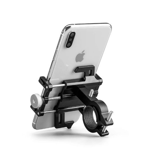 ROCKBROS Durable Motorcycle Phone Holder Versatile CNC Aluminum Alloy Bike Accessory with Five Claws Secure Fit