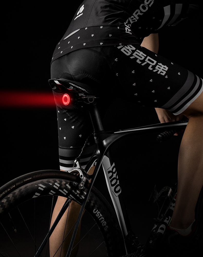 ROCKBROS Q5 Bicycle Smart Light Auto Brake Sensing LED Taillight IPX6 Waterproof Cycling Safety Equipment